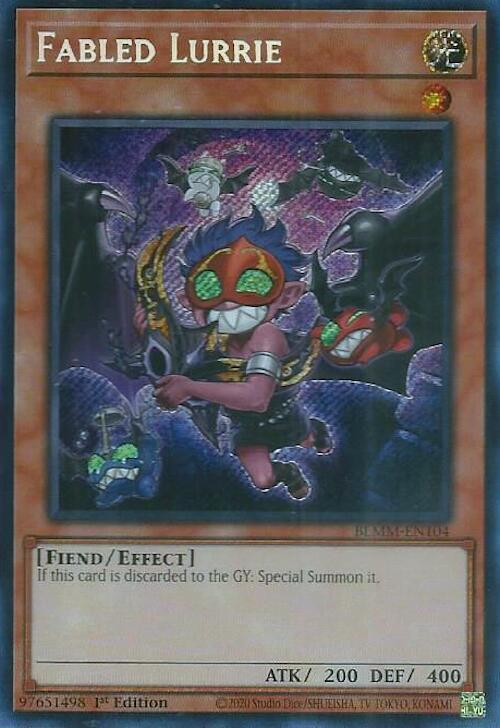 yugioh fabled deck 2011 Yu-Gi-Oh! - Leviathan (HA03-EN026) - Hidden Arsenal 3-1st Edition Fabled Lurrie - BLMM-EN104 -