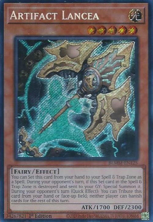 Artifact Lancea - BLMM-EN125 - Secret Rare - 1st Edition