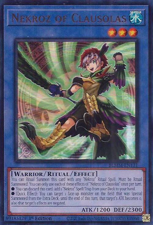 Nekroz of Clausolas - BLMM-EN131 - Ultra Rare - 1st Edition