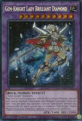 Gem-Knight Lady Brilliant Diamond - BLMM-EN145 - Secret Rare - 1st Edition