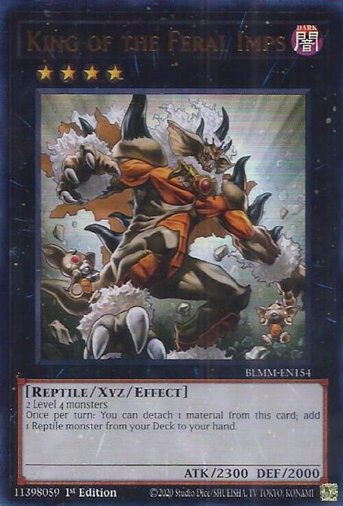 King of the Feral Imps - BLMM-EN154 - Starlight Rare - 1st Edition