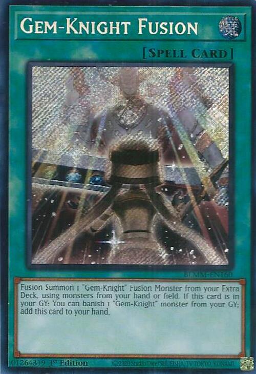 Gem-Knight Fusion - BLMM-EN160 - Secret Rare - 1st Edition