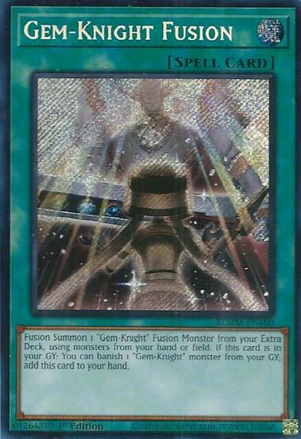 Gem-Knight Fusion - BLMM-EN160 - Secret Rare - 1st Edition