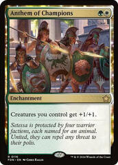 Anthem of Champions - Foil - Promo Pack