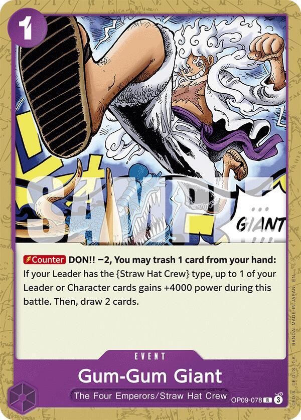 Gum-Gum Giant (Reprint) - OP09-078 - R