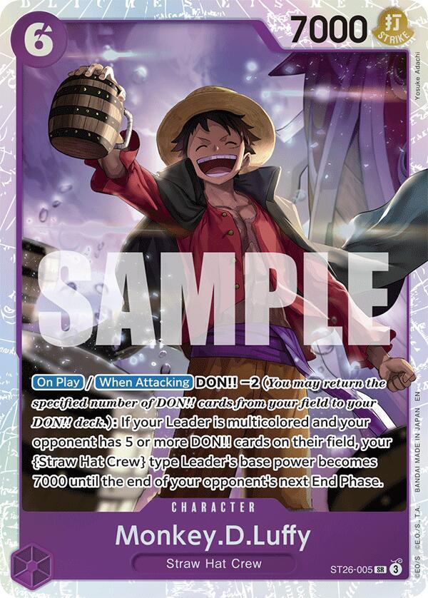 Monkey.D.Luffy (ST26-005) - ST26-005 - SR - Foil