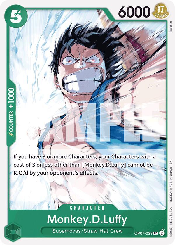 Monkey.D.Luffy (Reprint) - OP07-033 - UC