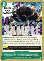 Demonic Aura Nine-Sword Style Asura Demon Nine Flash (Reprint) - OP07-036 - R