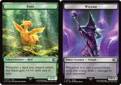 Bird (0017) // Wizard (0015) Double-Sided Token