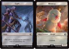 Copy (0025) // Moogle (0034) Double-Sided Token - Surge Foil