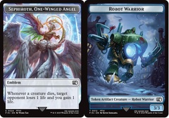 Emblem - Sephiroth, One-Winged Angel // Robot Warrior Double-Sided Token