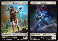 Hero (0002) // Knight Double-Sided Token