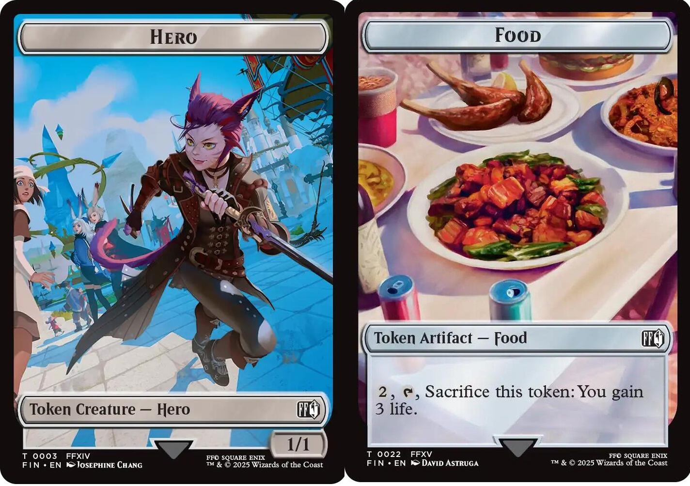 Hero (0003) // Food Double-Sided Token