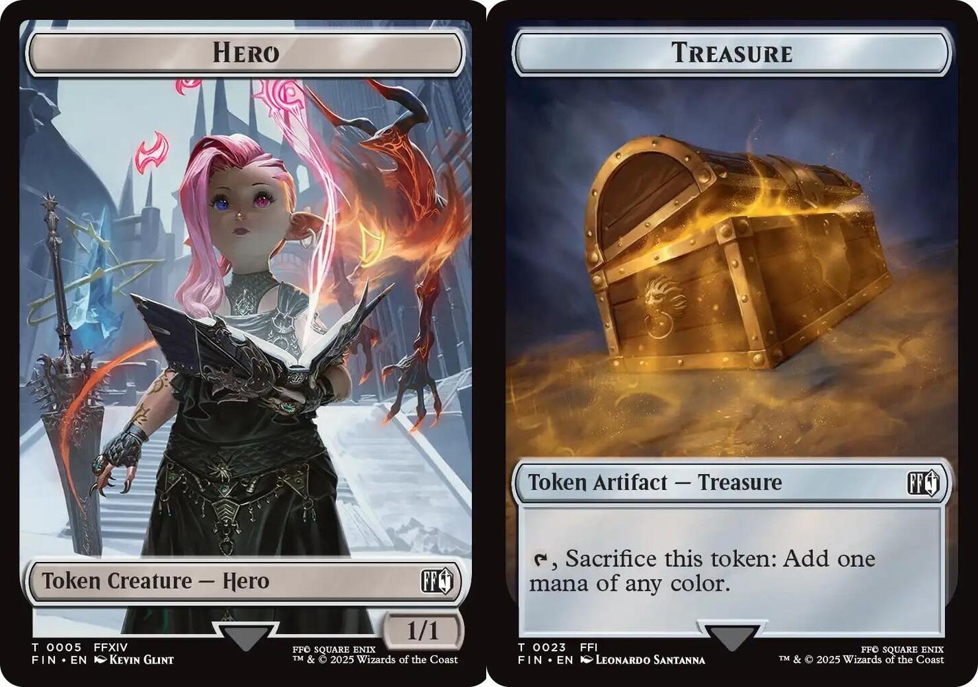 Hero (0005) // Treasure Double-Sided Token