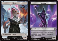 Hero (0005) // Wizard (0015) Double-Sided Token