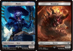 Hero (0006) // Horror (0013) Double-Sided Token