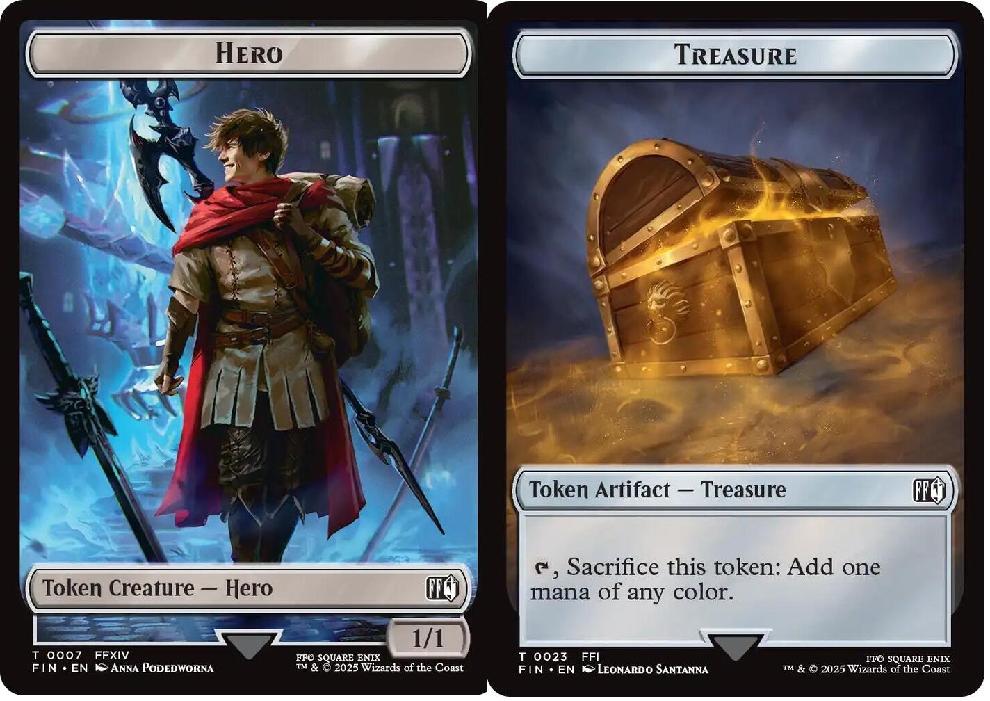 Hero (0007) // Treasure Double-Sided Token