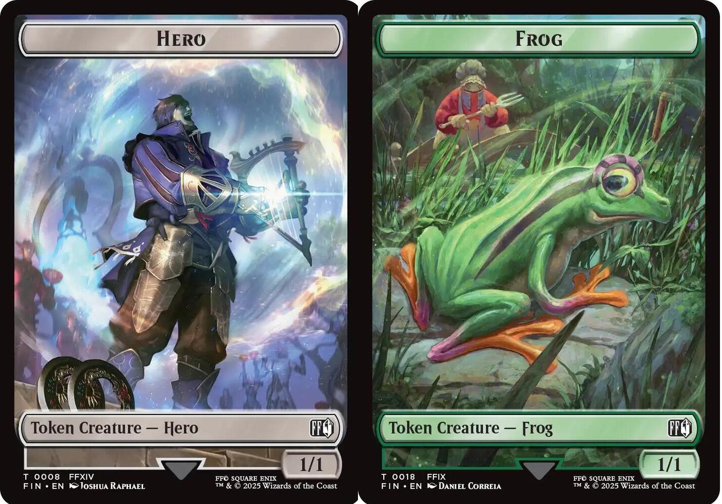 Hero (0008) // Frog Double-Sided Token