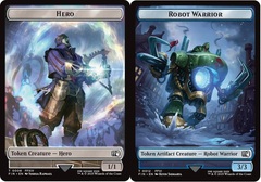 Hero (0008) // Robot Warrior (0012) Double-Sided Token