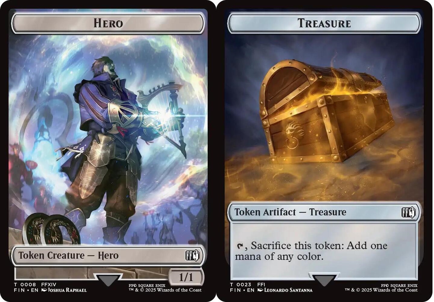 Hero (0008) // Treasure Double-Sided Token