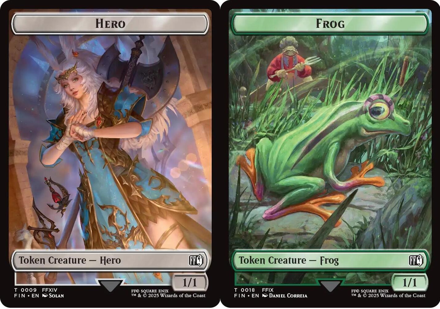 Hero (0009) // Frog Double-Sided Token