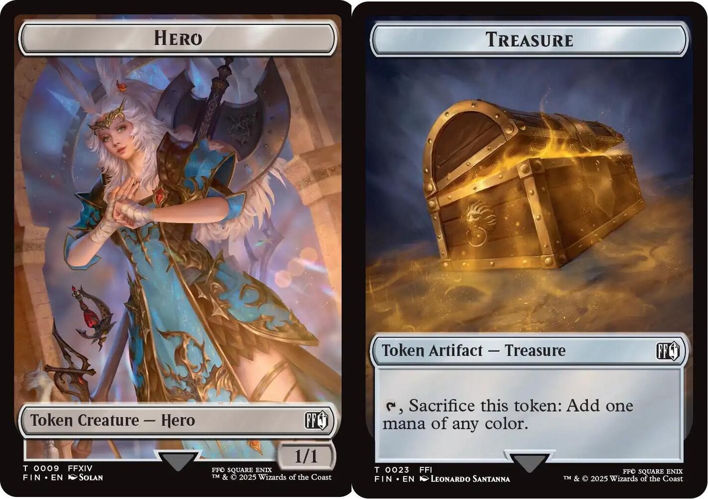 Hero (0009) // Treasure Double-Sided Token