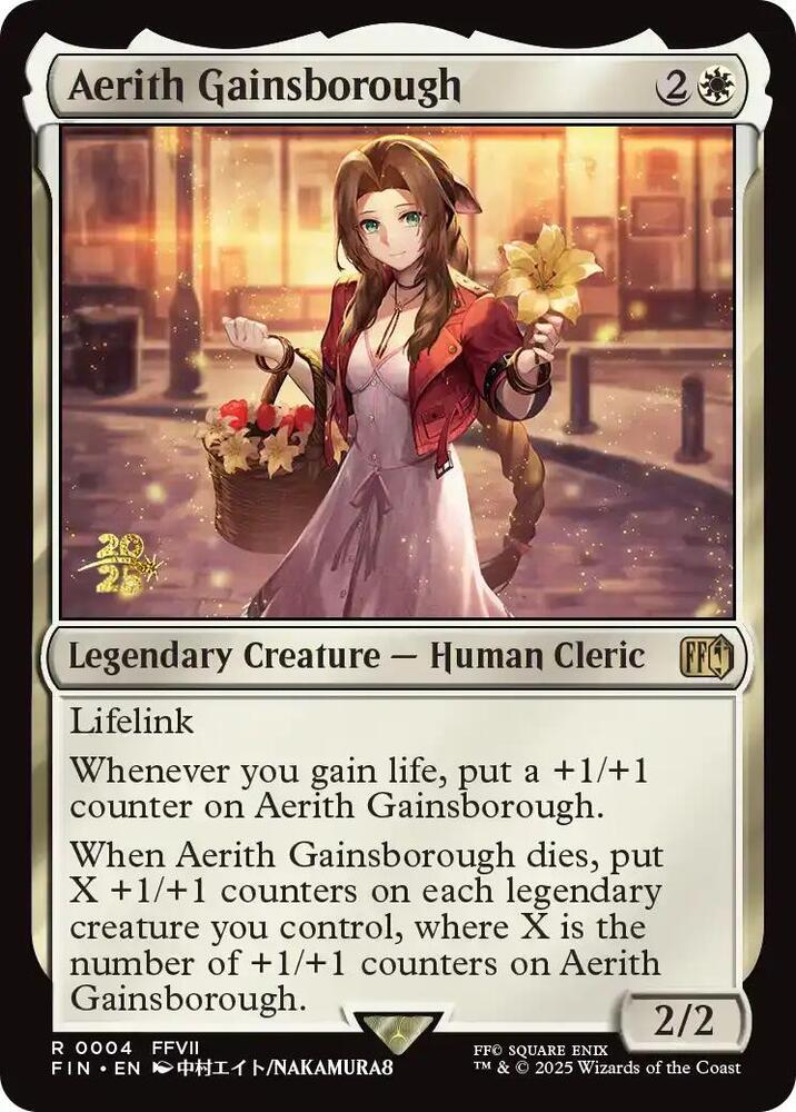 Aerith Gainsborough - Foil - Prerelease Promo
