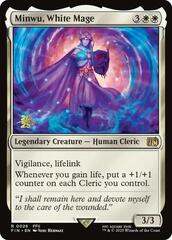 Minwu, White Mage - Foil - Prerelease Promo