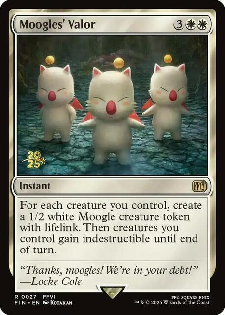 Moogles Valor - Foil - Prerelease Promo