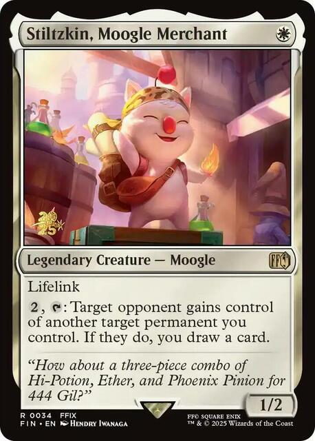 Stiltzkin, Moogle Merchant - Foil - Prerelease Promo