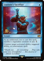 Louisoix's Sacrifice - Foil - Prerelease Promo