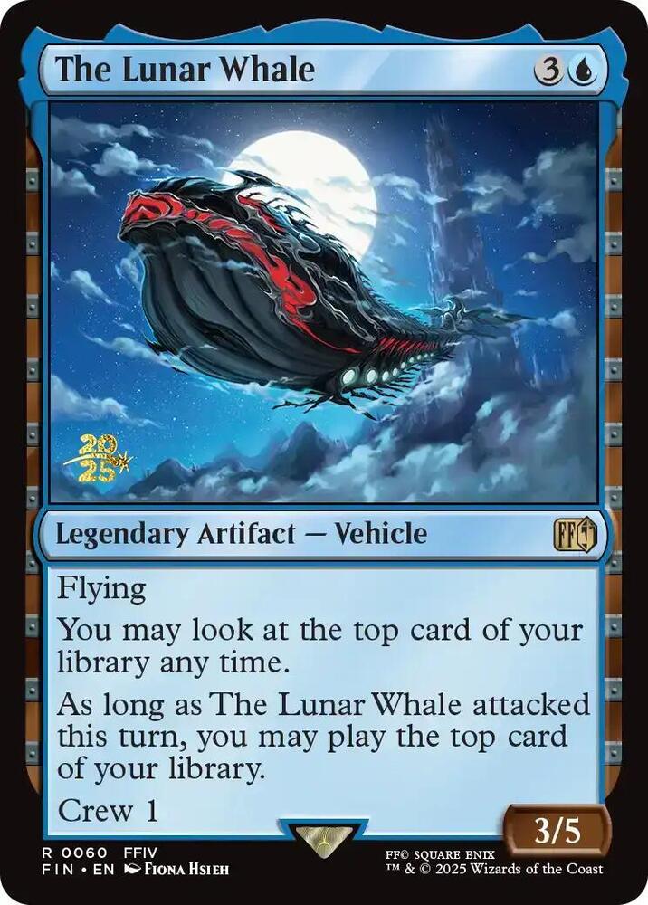 The Lunar Whale - Foil - Prerelease Promo