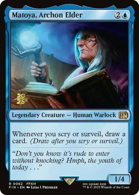 Matoya, Archon Elder - Foil - Prerelease Promo