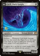 Cecil, Dark Knight // Cecil, Redeemed Paladin - Foil - Prerelease Promo