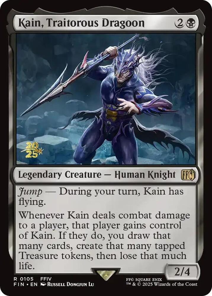 Kain, Traitorous Dragoon - Foil - Prerelease Promo
