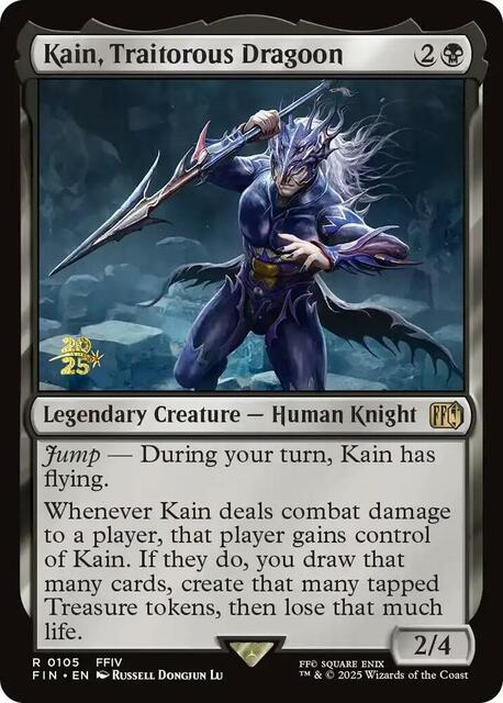 Kain, Traitorous Dragoon - Foil - Prerelease Promo