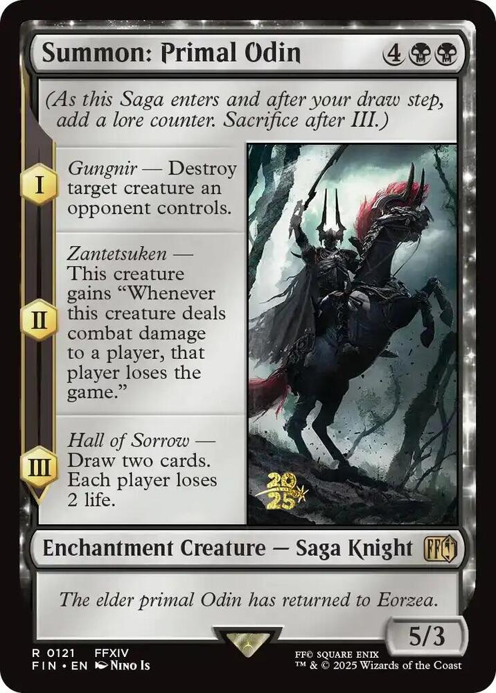 Summon: Primal Odin - Foil - Prerelease Promo