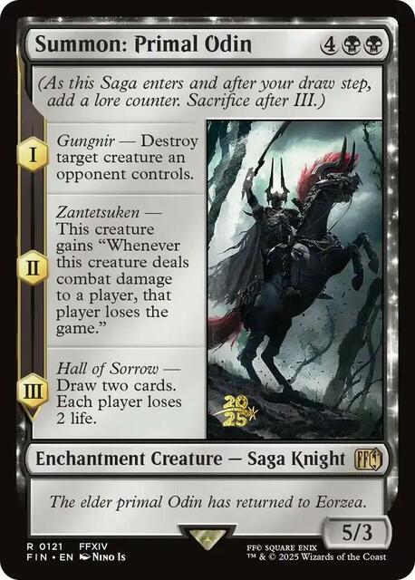 Summon: Primal Odin - Foil - Prerelease Promo