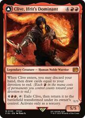 Clive, Ifrit's Dominant // Ifrit, Warden of Inferno - Foil - Prerelease Promo