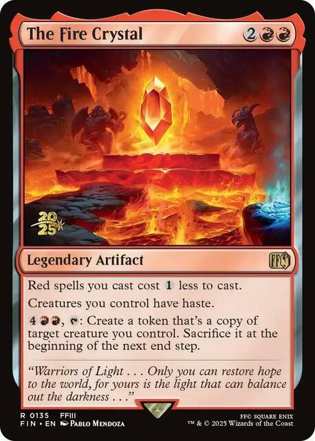 The Fire Crystal - Foil - Prerelease Promo