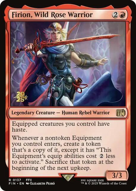 Firion, Wild Rose Warrior - Foil - Prerelease Promo