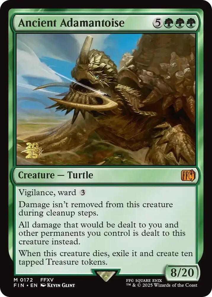Ancient Adamantoise - Foil - Prerelease Promo