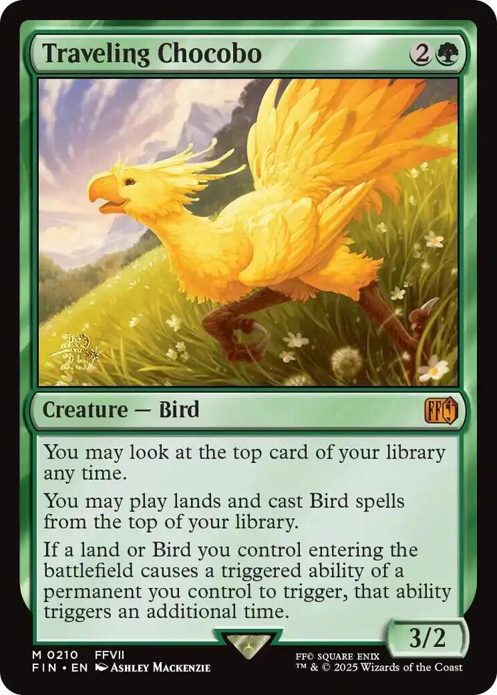 Traveling Chocobo - Foil - Prerelease Promo