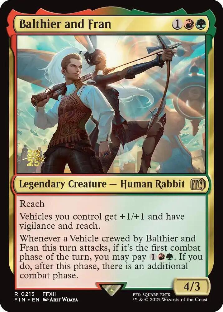 Balthier and Fran - Foil - Prerelease Promo