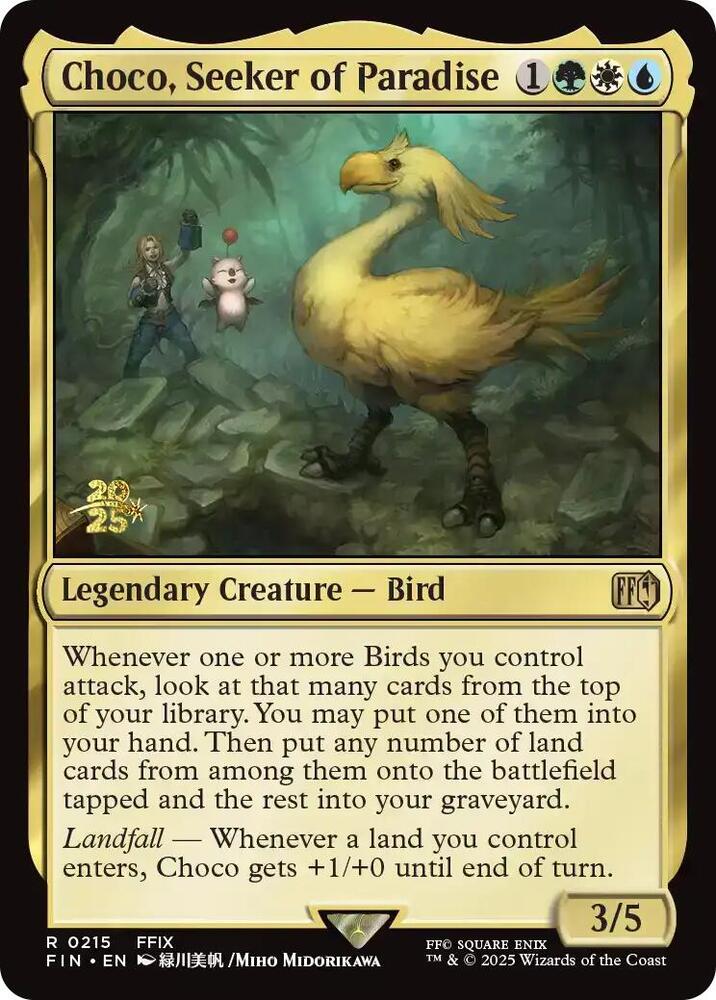 Choco, Seeker of Paradise - Foil - Prerelease Promo