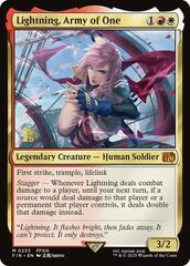 Lightning, Army of One - Foil - Prerelease Promo