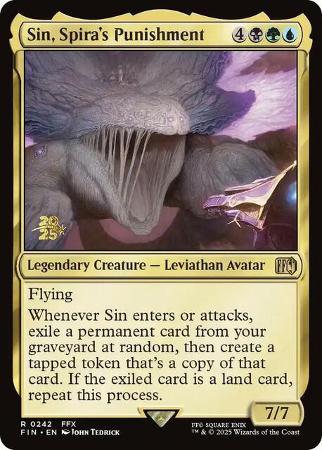 Sin, Spiras Punishment - Foil - Prerelease Promo