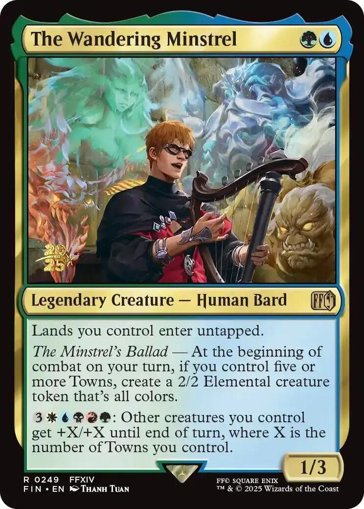 The Wandering Minstrel - Foil - Prerelease Promo
