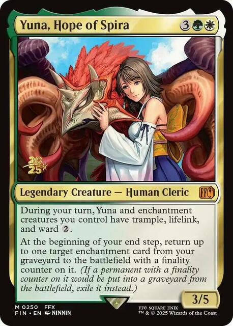 Yuna, Hope of Spira - Foil - Prerelease Promo