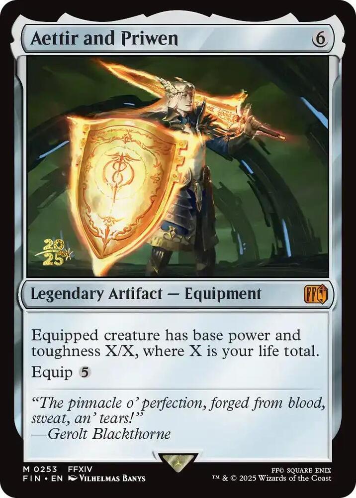 Aettir and Priwen - Foil - Prerelease Promo
